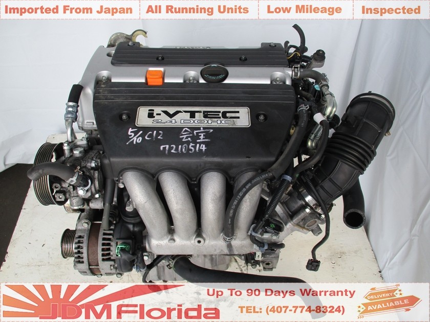 JDM 2007-2009 HONDA CRV 2.4L I-VTEC EGR ENGINE ( K24A.CRV.02 )