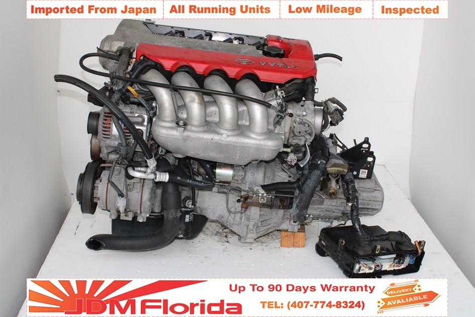 JDM 2000-2005 TOYOTA CELICA GTS 1.8L ENGINE & 6 SPEED MANUAL TRANSMISSION SWAP ( 2ZZ.6MT.SWAP )